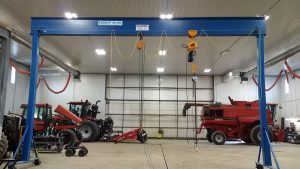 Gantry Crane Acculift overhead crane winnipeg, regina, saskatoon, moose jaw, brandon