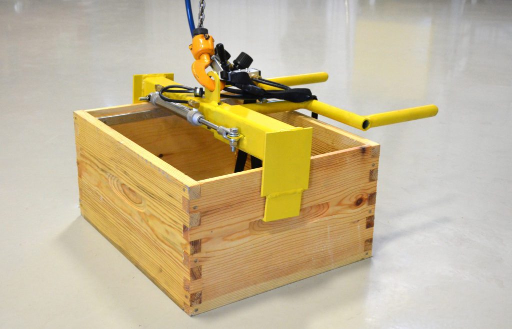 pnuematic box lifter custom crane