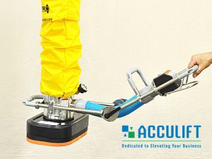 articulating handle vacuum bag lifter